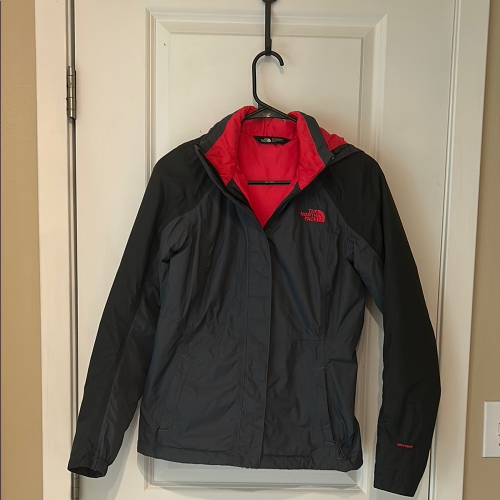 The North Face Black and Red Ski Jacket